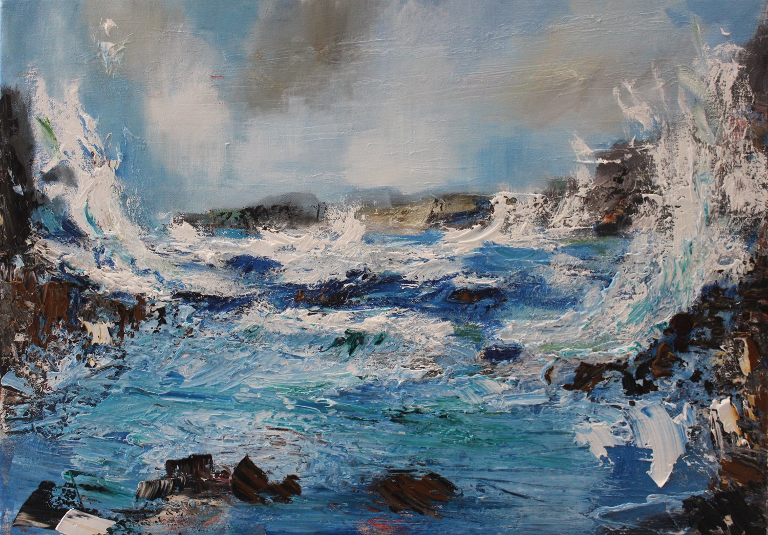 'It's Blowing a Gale' by artist Rosanne Barr